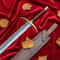 buy Damascus steel sword rosewood handle