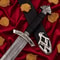 Handmade Ragnar Lothbrok Damascus Steel Sword 35 Viking Replica Groomsman Gift 2