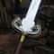 Handcrafted Medieval Long Sword 38 Ivory Finish Blade Wooden Grip Knight Sword Replica 1