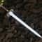 Handcrafted Medieval Long Sword 38 Ivory Finish Blade Wooden Grip Knight Sword Replica 2
