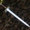 Handcrafted Medieval Long Sword 38 Ivory Finish Blade Wooden Grip Knight Sword Replica 2
