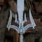 Hand Forged Damascus Steel Fantasy Sword 38 Ornate Guard Medieval Warrior Long Blade 1