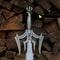 Hand Forged Damascus Steel Fantasy Sword 38 Ornate Guard Medieval Warrior Long Blade 3