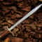 Hand Forged Damascus Steel Longsword 40 Rosewood Handle Medieval Knight Collector Sword 0