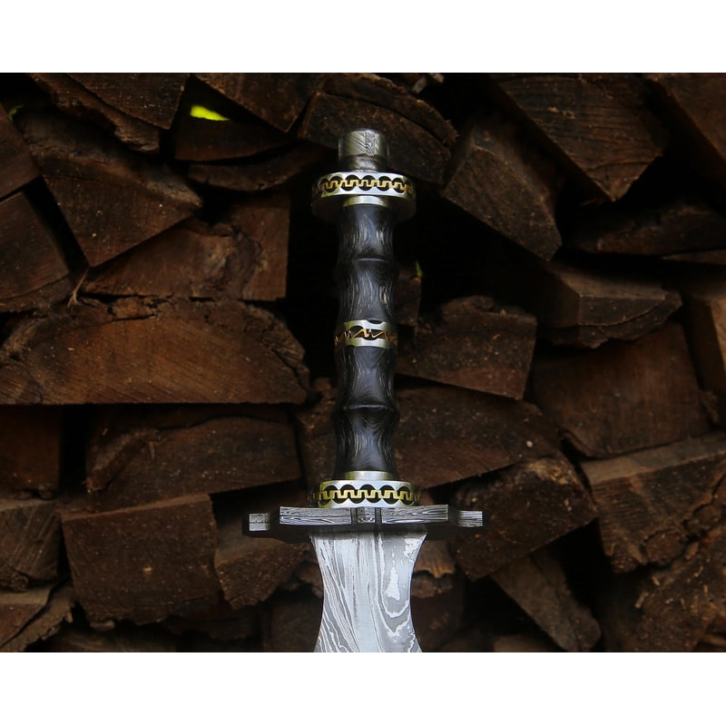 Handmade Damascus Steel Long Sword 40 Medieval Knight Fantasy Collector Sword 1