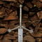 Handmade Damascus Steel Medieval Long Sword 40 Ornate Cross Guard Knight Collector 1
