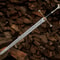 Custom Damascus Steel Medieval Sword 40 Hand Forged Long Blade Collector Gift 2