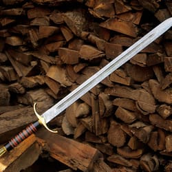 personalized damascus steel long sword 40" hand forged medieval custom engraved gift