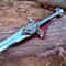 High Carbon Steel Fantasy King Sword Regal Cosplay Display Blade 0