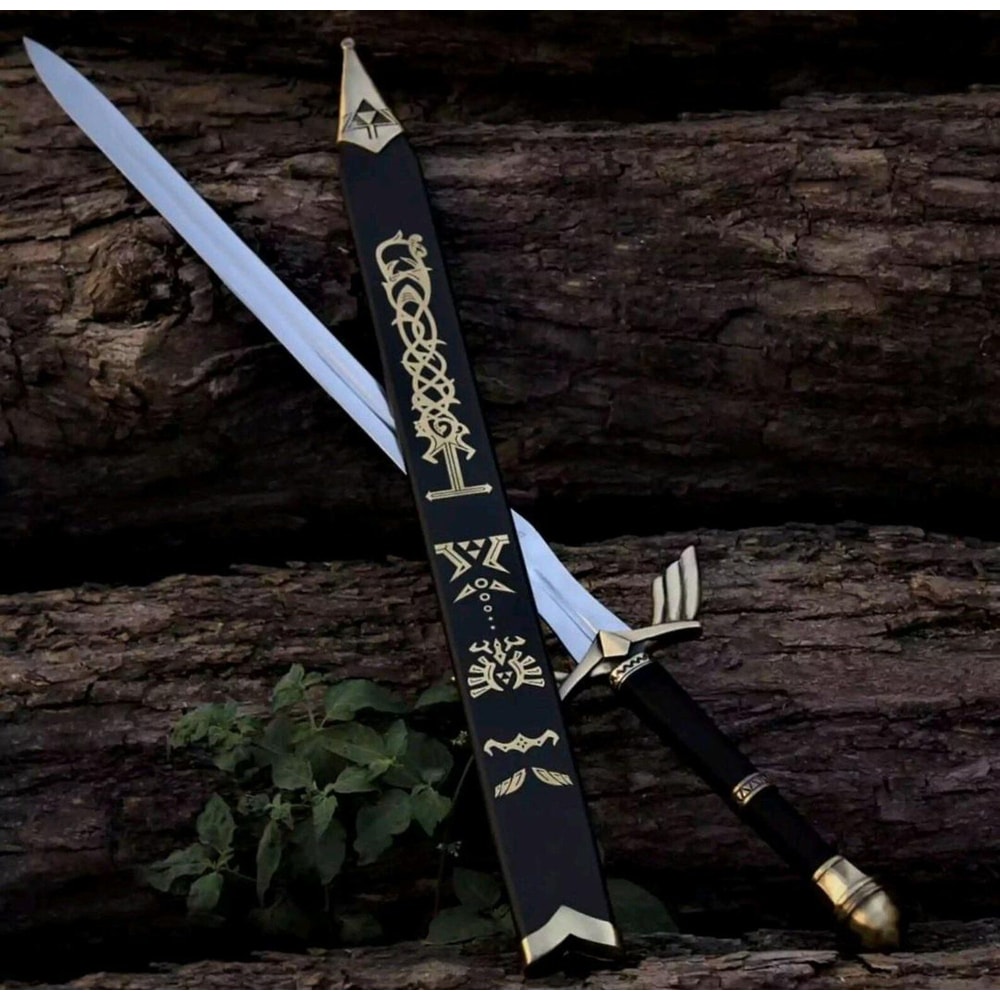 Fantasy Knight Sword 38 Handmade Viking Replica Carbon Steel Medieval Cosplay Blade Wedding GIFT 0