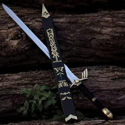 fantasy knight sword 38" handmade viking replica carbon steel medieval cosplay blade | wedding gift | boy friend gift