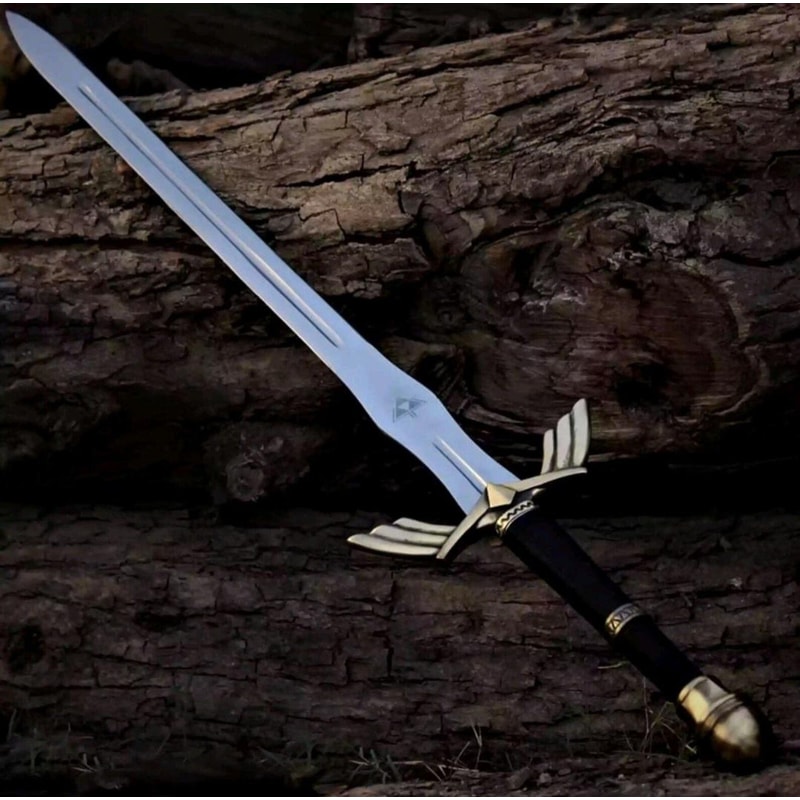 Fantasy Knight Sword 38 Handmade Viking Replica Carbon Steel Medieval Cosplay Blade Wedding GIFT 4