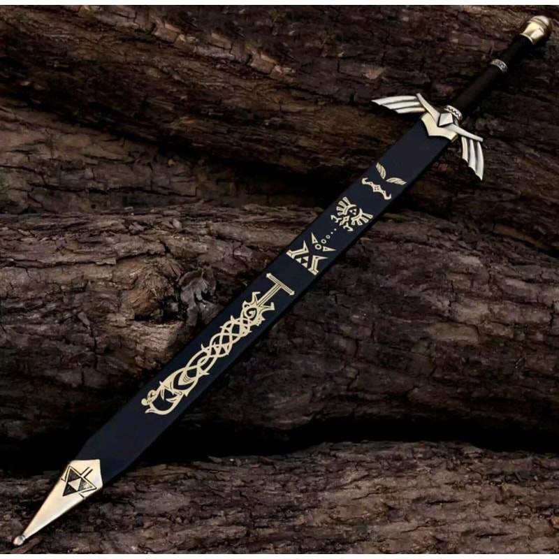 Fantasy Knight Sword 38 Handmade Viking Replica Carbon Steel Medieval Cosplay Blade Wedding GIFT 5