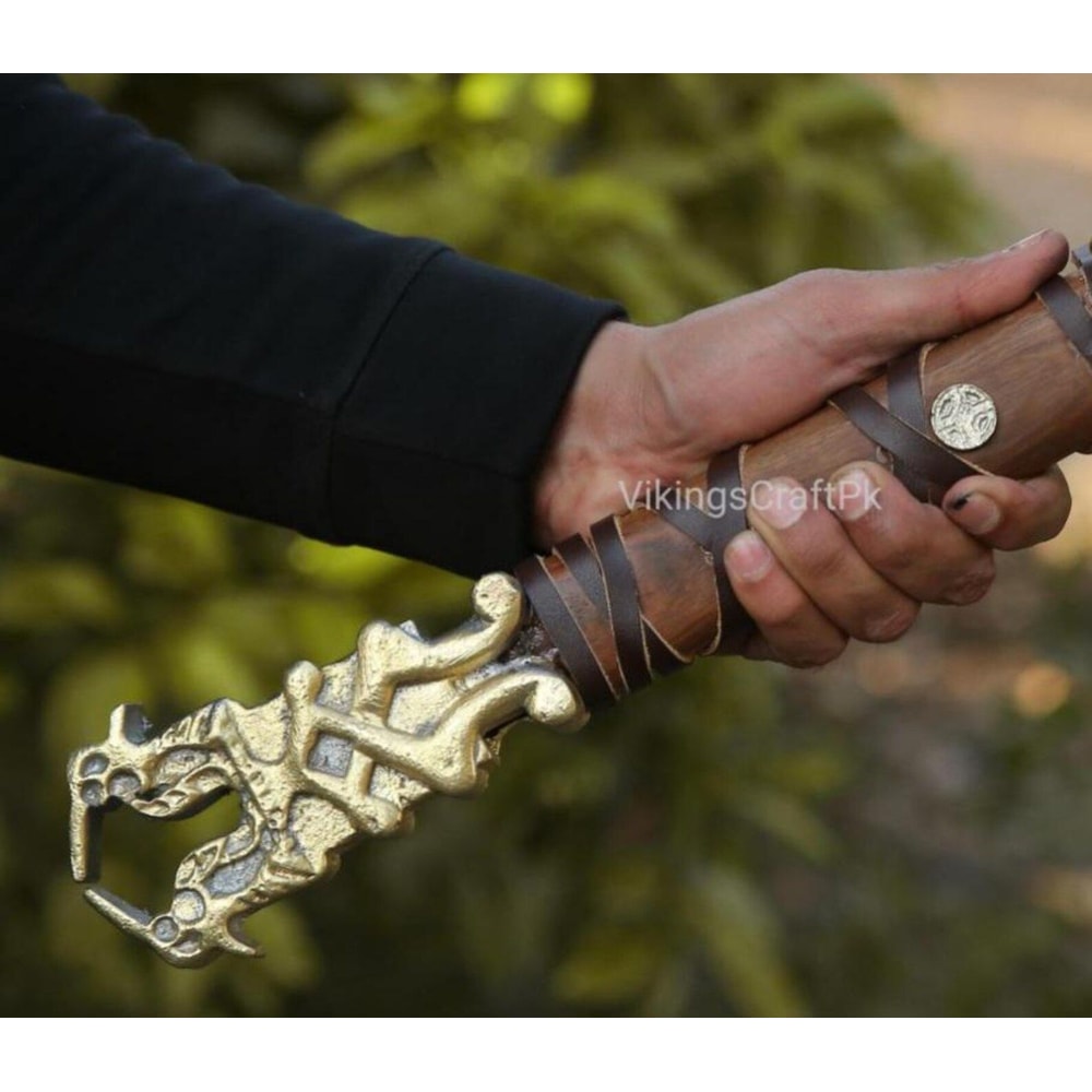 God Of War Mjolnir Hammer 16 Stainless Steel Thor Replica Viking Collectible 6