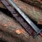 Handcrafted Carbon Steel Viking Greatsword 42 Medieval Sword With Leather Scabbard 3