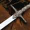Handcrafted Medieval Knight Sword 38 Ornate Crossguard Fantasy Collector Blade 3