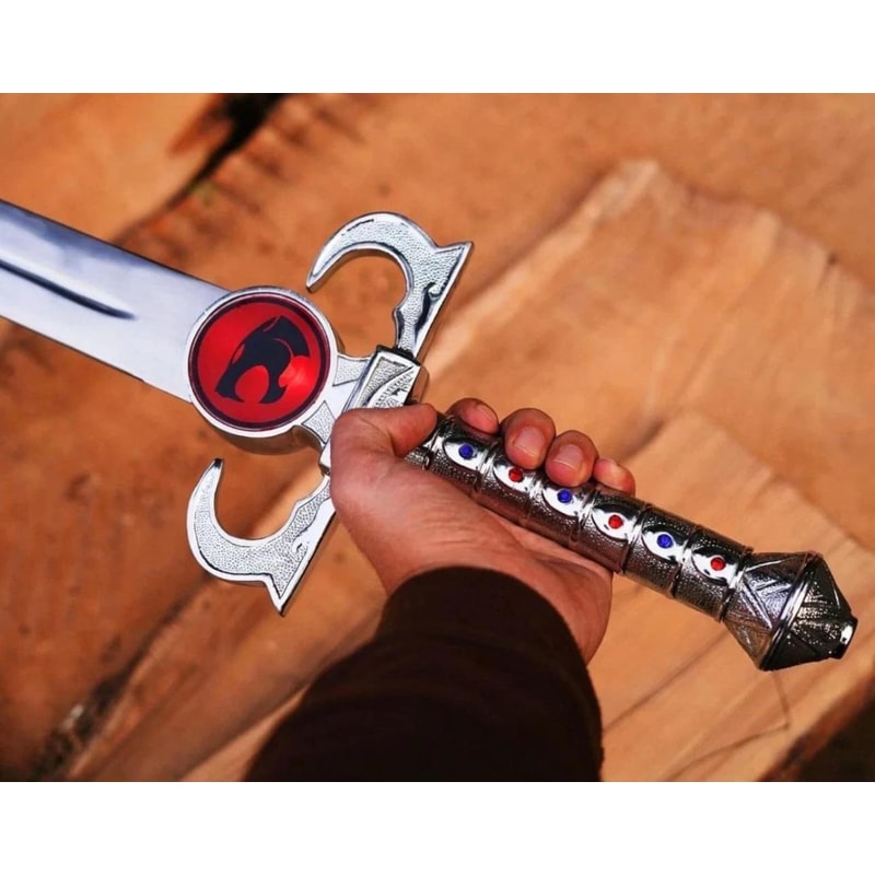 Handmade Fantasy Anime Sword Lion Warrior Style Cosplay Decor Collectible Display Blade 1