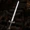 Medieval Knight Long Sword Handcrafted Crusader Replica Blade 0