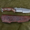 Tracker Knife Sleipner Steel Full Tang Outdoor Knife With Walnut Wood Handle Stonewashed Finish Hu 0