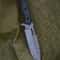 Tactical Sleipner Steel Knife Full Tang Stonewash Blade With Black Textured Handle 0