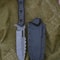 Tactical Sleipner Steel Knife Full Tang Stonewash Blade With Black Textured Handle 5