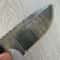 Real Damascus Skinning Knife 150 Layers Full Tang Hunting EDC Knife With Cow Horn Handle 6