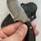 Real Damascus Skinning Knife 150 Layers Full Tang Hunting EDC Knife With Cow Horn Handle 8