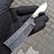 Premium 150 Layer Damascus Steel Razor Knife With Genuine Stag Horn Grip 0