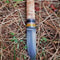 Handmade Damascus Puukko Knife Alder Ebony Catalin Handle Outdoor Bushcraft Knife 1