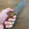 Premium 150 Layer Damascus Steel Outdoor Knife With Chestnut Wood Handle 0