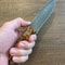 Premium 150 Layer Damascus Steel Outdoor Knife With Chestnut Wood Handle 0