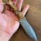 Premium 150 Layer Damascus Steel Outdoor Knife With Chestnut Wood Handle 6