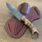 Premium 150 Layer Damascus Steel Outdoor Knife With Chestnut Wood Handle 1
