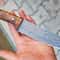 Blacksmith Forged Damascus Cooking Knife For Chefs With Walnut Epoxy Handle 4