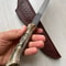 Handmade Damascus Kitchen Butcher Knife Maple Wood Handle Chef Cleaver Blade 2