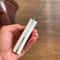 Handmade Damascus Outdoor Knife White Corian Handle Hunting Survival Blade 3