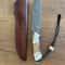 Handmade Damascus Outdoor Knife Stag Horn Silverberry Hunting Blade 0