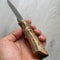 Premium 150 Layer Damascus Steel Camping Knife With Full Tang Silverberry Grip 6