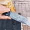 Full Tang Damascus Survival Knife With Cocobolo Wood Carbon Fiber Handle 5