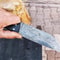 Full Tang Damascus Survival Knife With Cocobolo Wood Carbon Fiber Handle 5