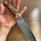 Premium 150 Layer Damascus Steel Outdoor Knife With Full Tang Chestnut Grip 6