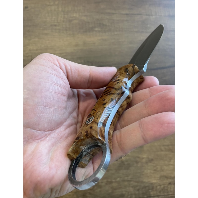 Premium 150 Layer Damascus Steel Full Tang Camping Everyday Carry Knife 4
