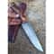 Blacksmith Forged Damascus Camping Knife For Hunting Survival Outdoor Use 6