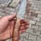 Blacksmith Forged Damascus Hunting Knife For Belt Carry Camping Survival Use 5