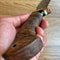 Handmade Damascus Bowie Knife Walnut Ebony Wood Hunting Blade 5