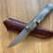 Handmade Puukko Knife N690 Steel Outdoor Knife With Padouk Cow Horn Handle Wedding GIFT BF GIFT 0