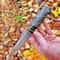 Blacksmith Forged Puukko Knife For Bushcraft Camping Wood Carving Use 4