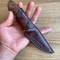 Handmade Puukko Knife N690 Steel Carving Bushcraft Blade With Maple Catalin Grip 4