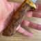 Handmade Puukko Knife N690 Steel Carving Bushcraft Blade With Maple Catalin Grip 6
