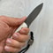 Full Tang Mini Bushcraft Knife With Stag Horn Handle Leather Sheath 7